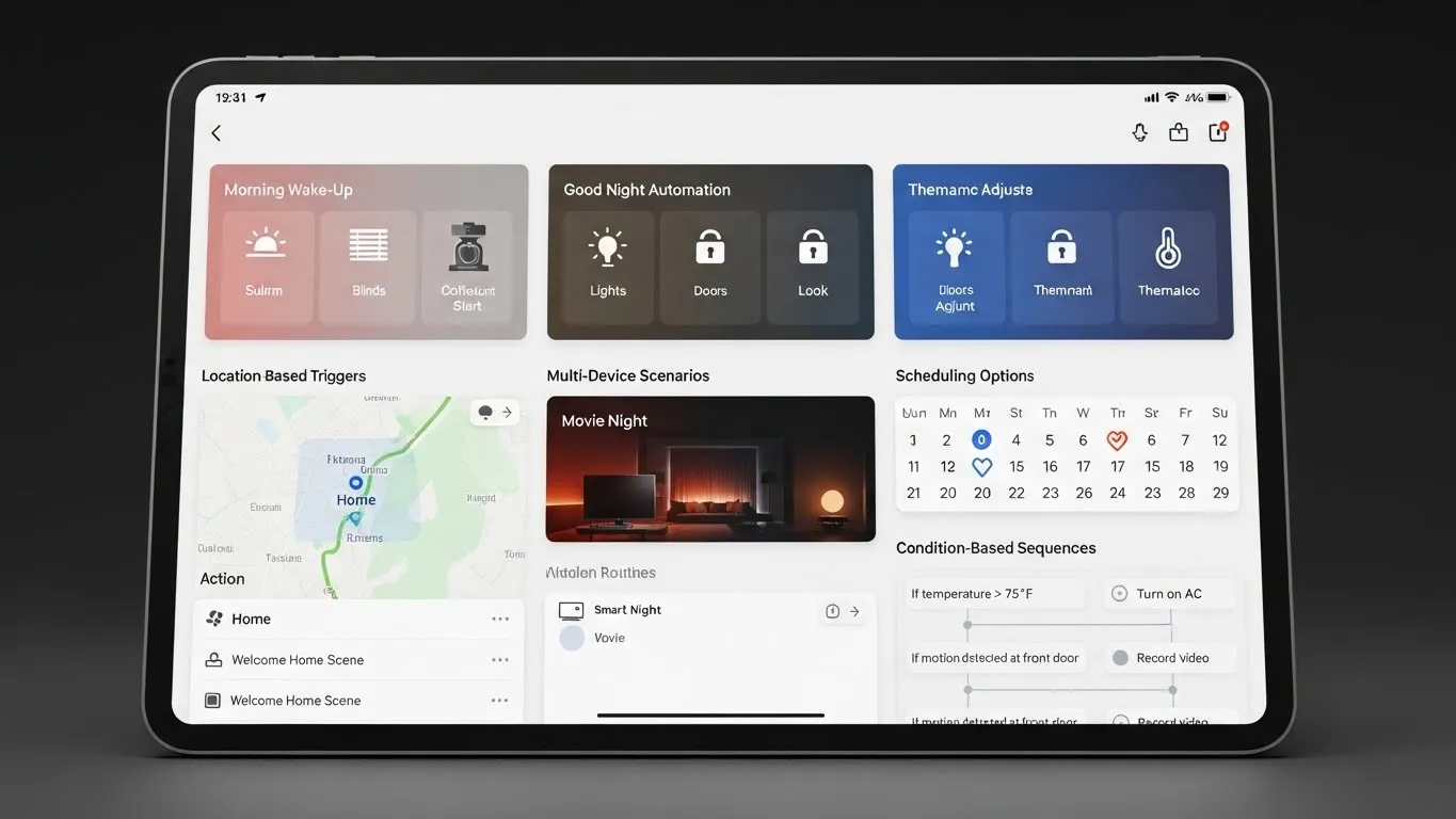 Automation Routines and Smart Scenes